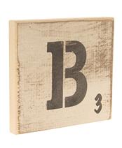 Scrabble Letters Symbols Wall Tile