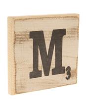 Scrabble Letters Symbols Wall Tile