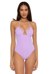 Pucker Up Cutout One Piece Swimsuit
