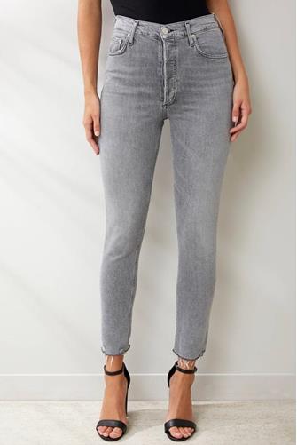 Nico Hi Rise Slim Fit Jean in Risk GREY