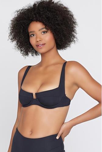 Camellia Black Bikini Top BLACK