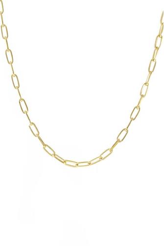 Gold Chain Link Short Necklace GOLD