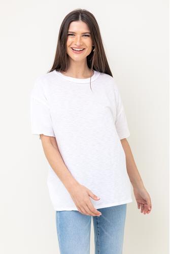 Crewneck Tee Shirt WHITE