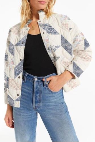 Maya Patchwork Quilted Jacket MULTI