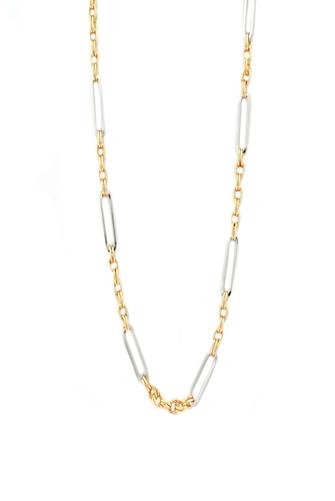Mixed Metal Necklace SILVER/GOLD