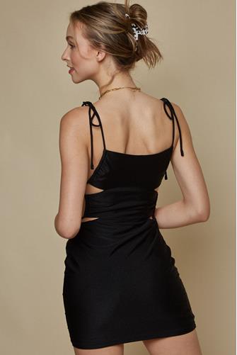 Square Neck Mini Dress 