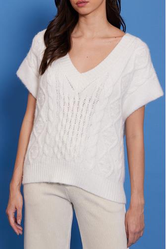 Bertie Sweater Vest CREAM