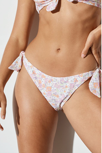 Versailles Tie Side Bikini Bottoms MULTI