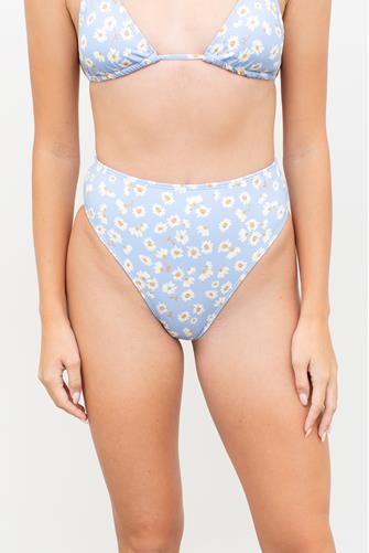 Don't Be Blue Maui High-Waisted Bikini Bottom BLUE MULTI -