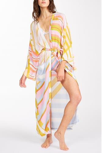 Head Over Heels Kimono WHITE MULTI -