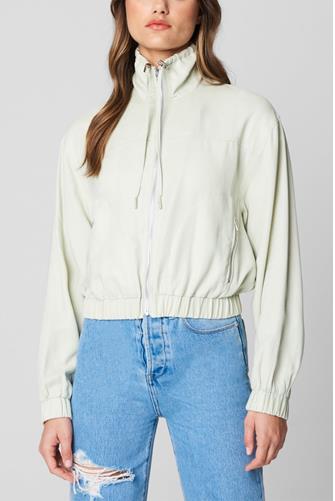 Mint Condition Cropped Airplane Moto Jacket MINT CONDITION