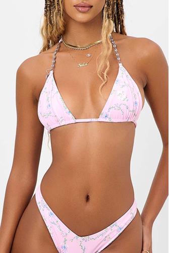 Fairytale Tia Floral Triangle Bikini Top FAIRYTALE