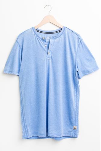 Sean Burnout Henley Shirt ULTRA MARINE