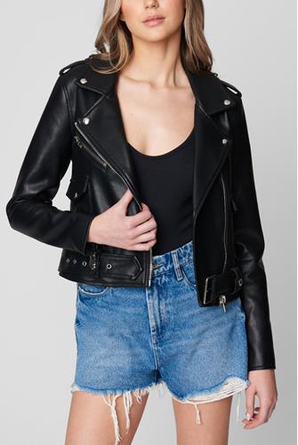 Knock Out Basic Moto Jacket KNOCK OUT