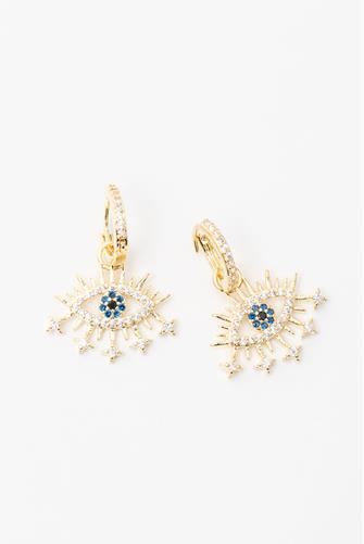 Evil Eye Earrings GOLD