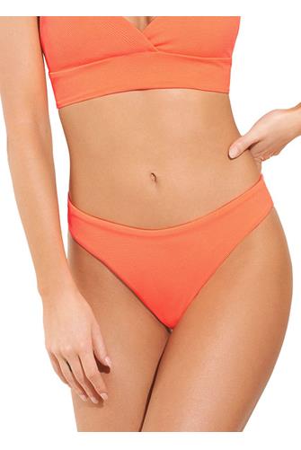 Orange Poppy Flirt Reversible Bikini Bottom ORANGE