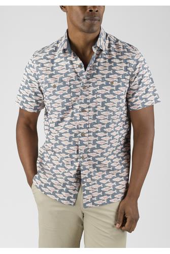 Performance Stretch Chambray Shirt INSIGNIA BLUE