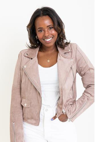 SMOKEY SAGE SUEDE MOTO DIVING DEEP BQ