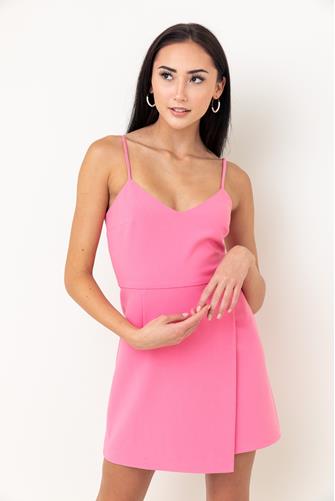 Asymmetric Envelope Mini Dress MORNING GLORY