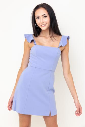 Whisper Ruffle Strap Dress PARADISO BLUE