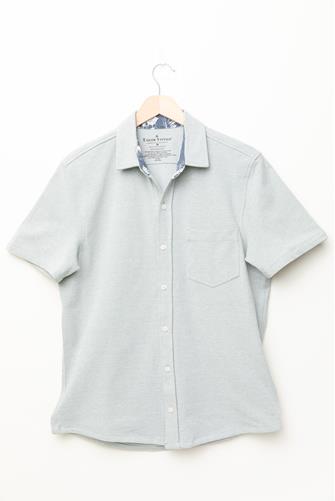 Chinois Green Performance Stretch Short Sleeve Shirt CHINOIS GREEN