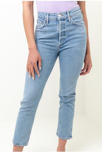 Riley Hi Rise Straight in Shiver SHIVER