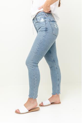 Nico Hi Rise Slim Leg Jean ROOTED