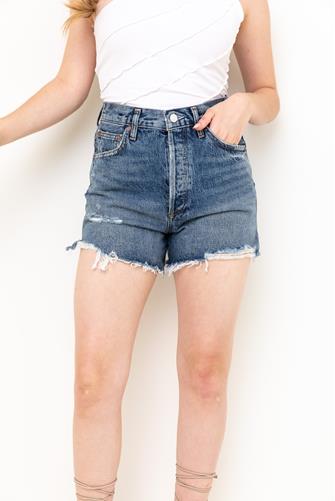 Dee Vintage High Rise Denim Short in Turmoil TURMOIL