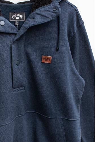 Hudson Henley Pullover Hoodie NAVY