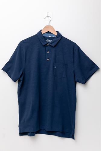 Slub Jersey Polo Shirt NAVY
