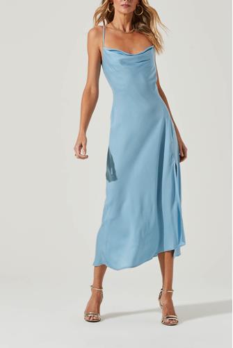 Sky Blue Gaia Midi Dress SKY BLUE