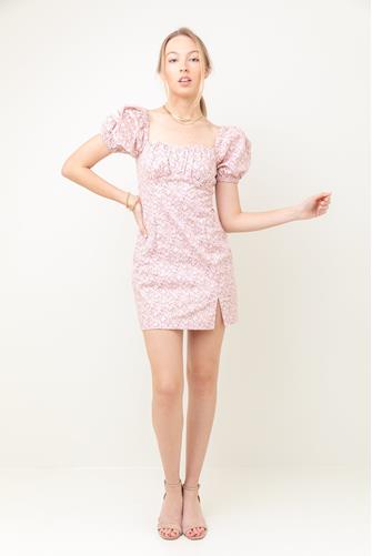 Wendy Mini Dress MAUVE MULTI FLORAL