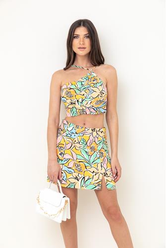Covina Skirt TROPICAL PAPAYA