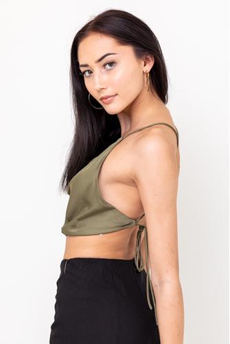 Olive South Beach Cami Tank Top OLIVE