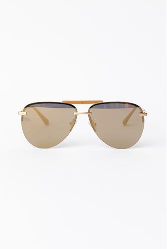Tahoe Brushed Gold and Mirror Sunglasses GOLD MIRROR