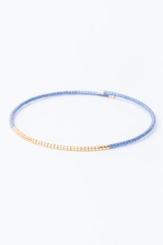 Norah Bangles Cornflower Blue GOLD