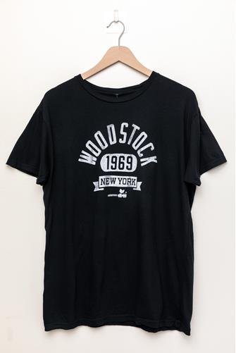 Woodstock Graphic T-Shirt BLACK
