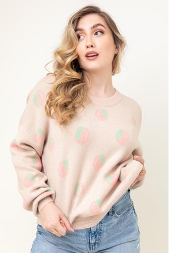 Peachy Keen Sweater BEIGE