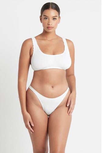 Scene Fuller Coverage Bikini Bottom OPTIC WHITE