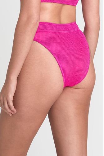 Savannah High Waist Brief Eco Bikini Bottom BRIGHT PINK