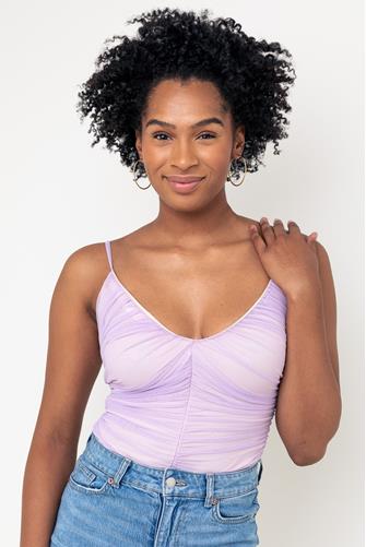 Mesh Bodysuit LILAC