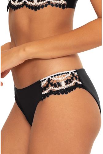 Delilah Bikini Bottom BLACK MULTI