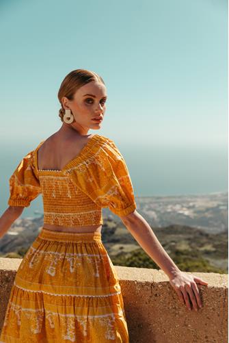 Everly Top COASTAL PRINT COAS