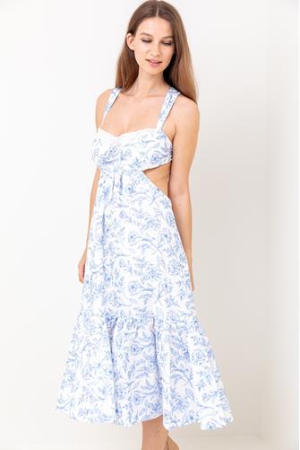 Maisie Midi Dress BLUE