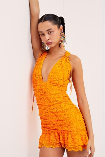 Jamie Mini Dress ORANGE