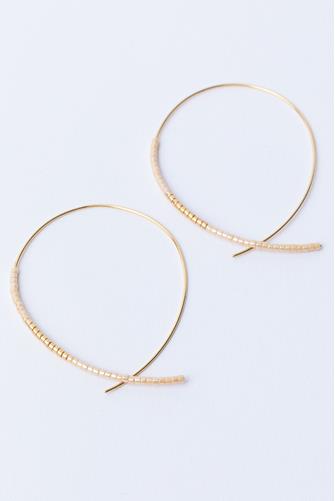 Gold Norah Collection Earrings Blush GOLD