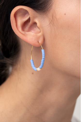 Purple Wind And Sea Hoop Earrings PURPLE
