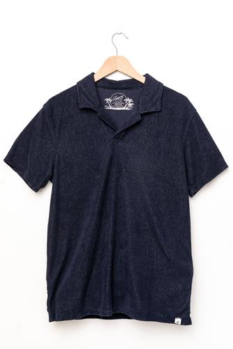 Riviera Terry Polo Short Sleeve Shirt MIDNIGHT NAVY