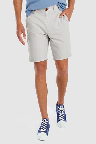 Santiago Cotton Stretch Twill 8" Shorts CHROME