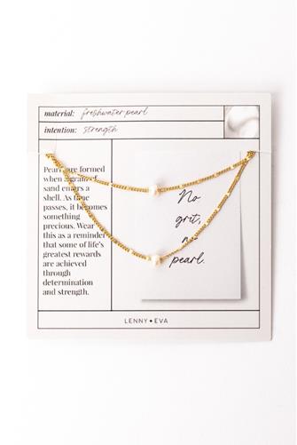 Layered Pearl Necklace GOLD